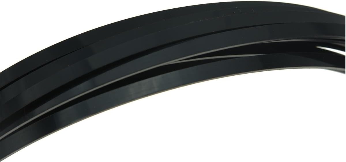 KAISH 5pcs Black Acoustic Classical Guitar Binding Purfling Strips ABS Binding Strip 1650x5x1.5mm : Musical Instruments