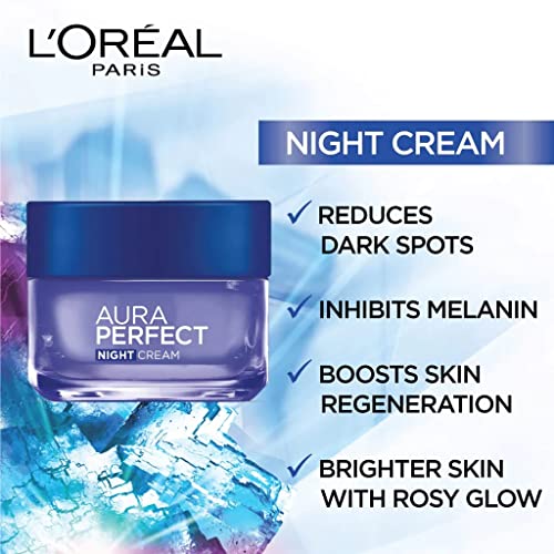 Image of L'Oreal Paris Aura Perfect Night Cream Whitening Even Tone 50Ml