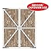 Beistle 6' x 5' Rustic Western Barn Door Photography Background Farm Theme Photo Shoot Backdrop For Birthday, Baby Showers, Wedding Day Décor