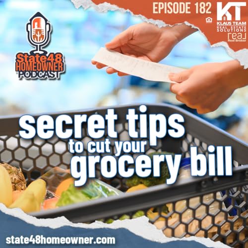 Ep 182 - Secret Tips to Cut Your Grocery Bill Podcast Por  arte de portada