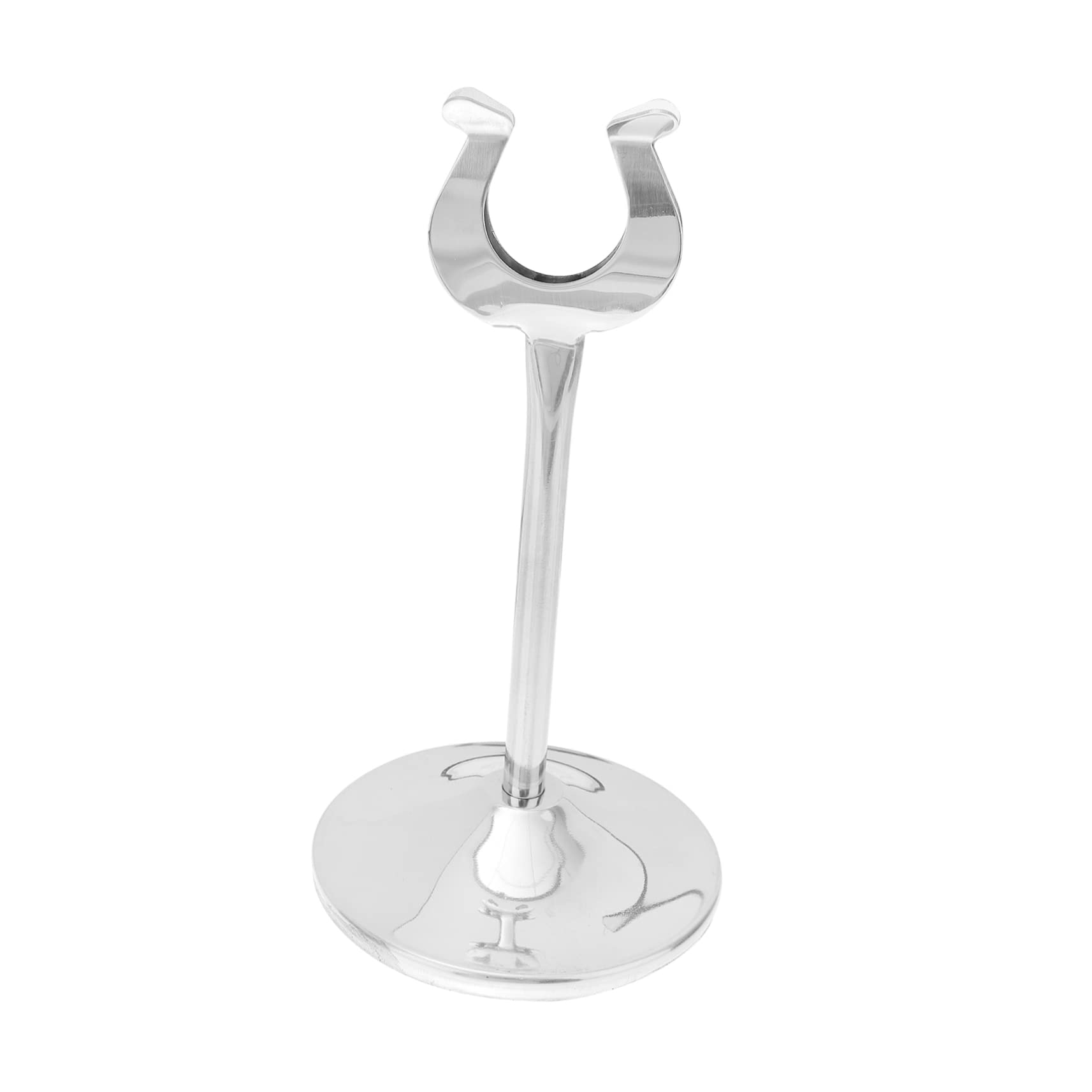 PRETYZOOM Sturdy Stainless Steel Table Number Holder Menu Card Rack Place Card Stand for Party Decorations