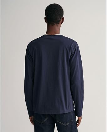 GANT Men's Reg Shield Ls T-Shirt T-Shirt