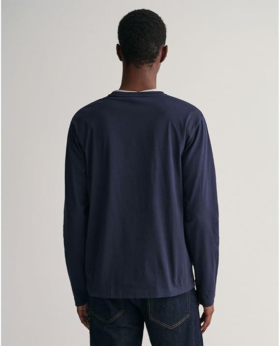 GANT Men's Reg Shield Ls T-Shirt T-Shirt