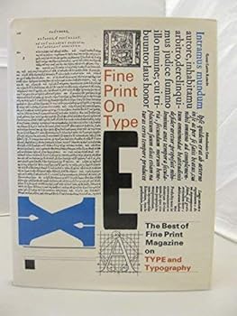 Hardcover Fine Print on Type: The Best of Fine Print on Type and Typography, 1977-1988 Book