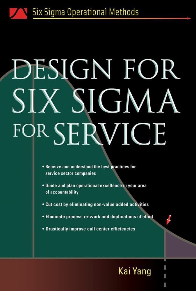 Buy Design For Six Sigma For Service (MECHANICAL ENGINEERING) — BookShops.in