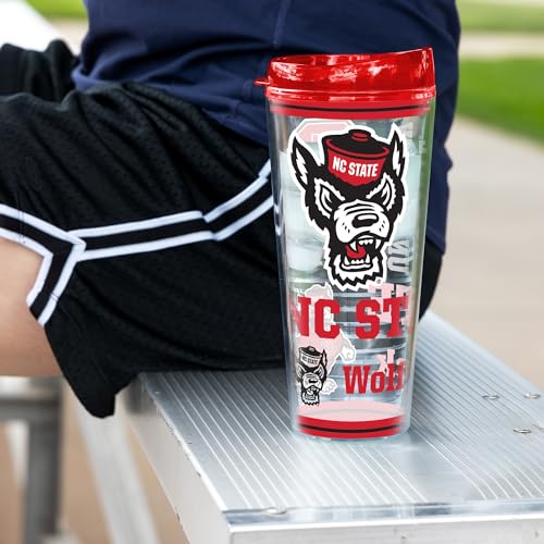Image of Rico Industries NCAA College Double Wall Mayhem 16oz Or 20oz Tritan Tumbler W Lid