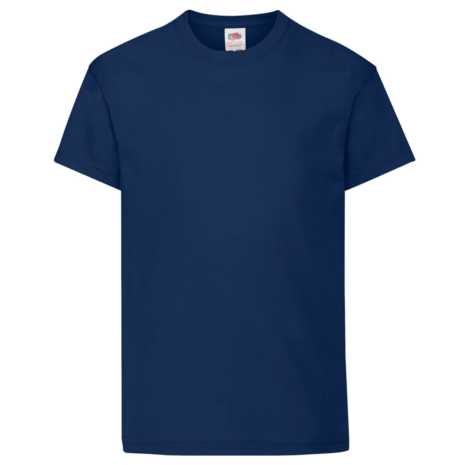 Fruit Of The Loom Deep Navy Childrens/Kids Original Short Sleeve T-Shirt (5-6 Years) (Deep Navy)