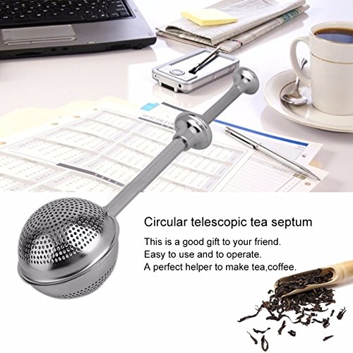 2017 New Flexible Mesh Loose Tea Ball Infuser Stainless Steel Spice Herbal Tea Leaf Strainer