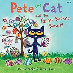 Couverture de Pete the Cat and the Easter Basket Bandit