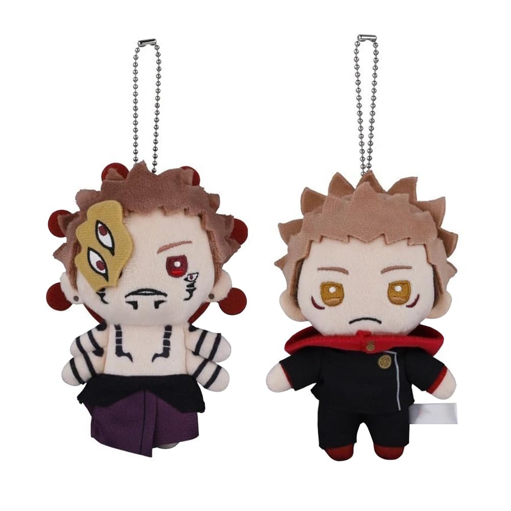 Xinchangda JJK Gojo Satoru Plush Figures Keychain Anime Itadori Yuji Stuffed Animal Pillow Backpack Pendant Sofa Cushion Decoration Gifts 12CM — view 5
