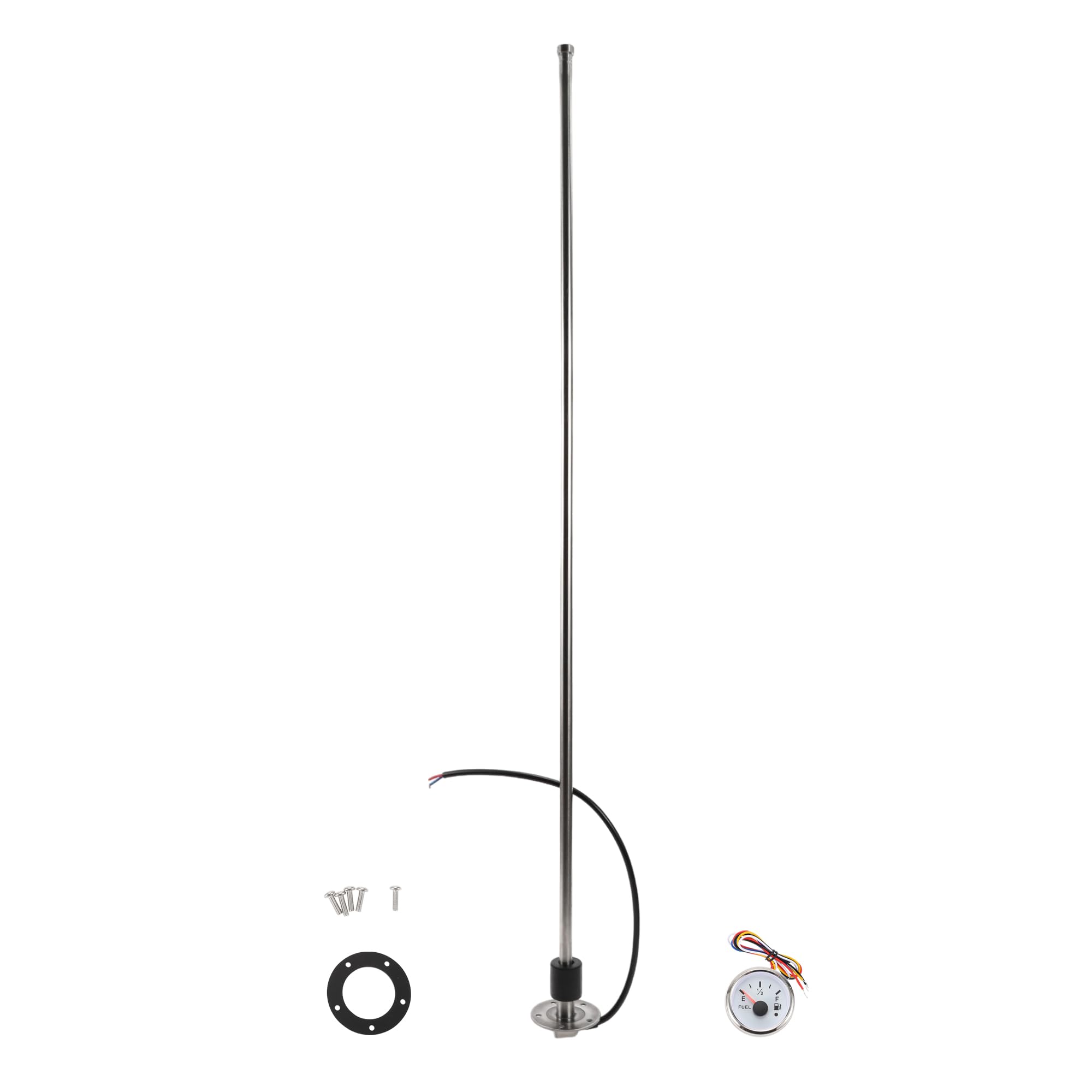 A ABSOPRO 950mm Fuel Sending Unit and Gauge Kit 37.4" for Boat Vehicle Truck RV Fuel Sending Unit Marine Fuel Sender Unit