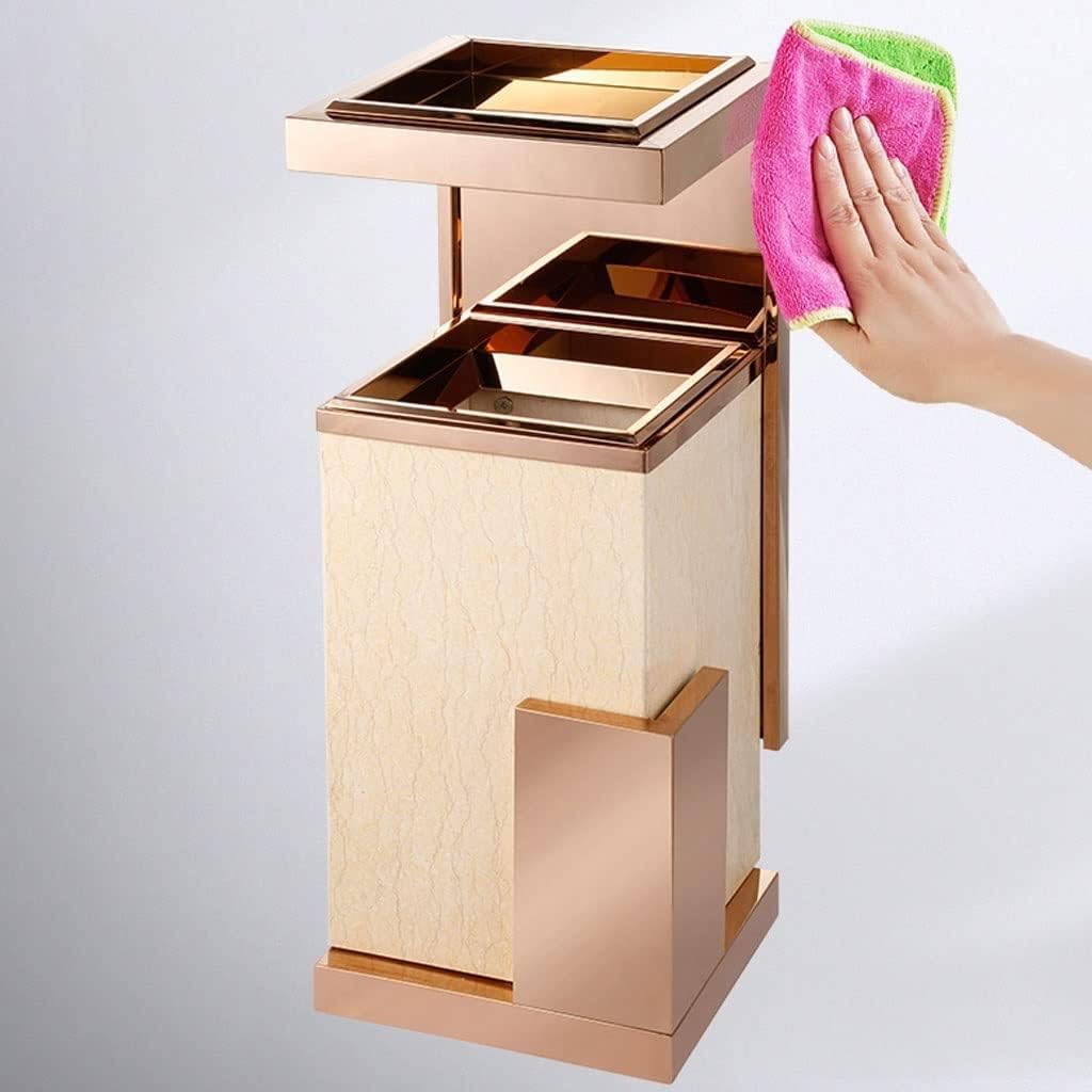 Stand Up Ashtray Ashtray Trash Can Indoor Elevator Corridor Ashtray Trash Can Vertical Ashtray Column Floor-standing Ashtray Trash Can Cigar Ashtrays For Outdoors (Color : E)