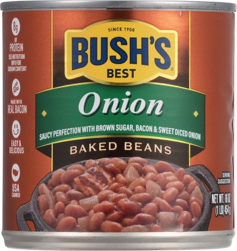 Image of Bush's Best Onion Baked Beans 16 oz (Pack of 3)