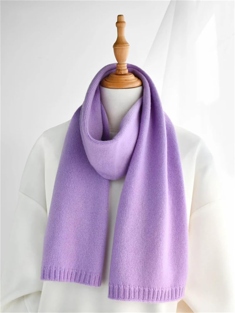 Bufanda de cachemira para mujer, otoño e invierno, bufandas de punto, regalos para adultos y niños