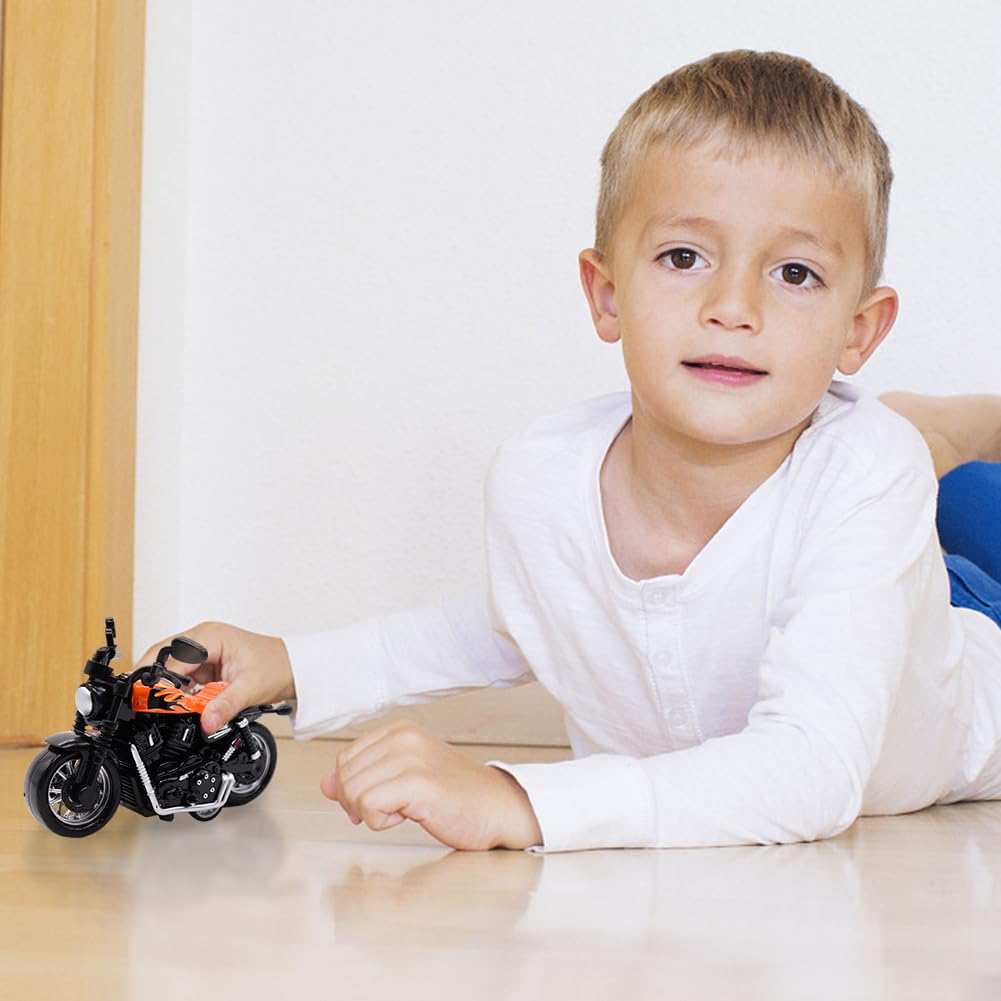 Jouets Moto 4 Pièces BuLKee - Mini Motos Alliage - Pullback Racer - Cadeau Enfants