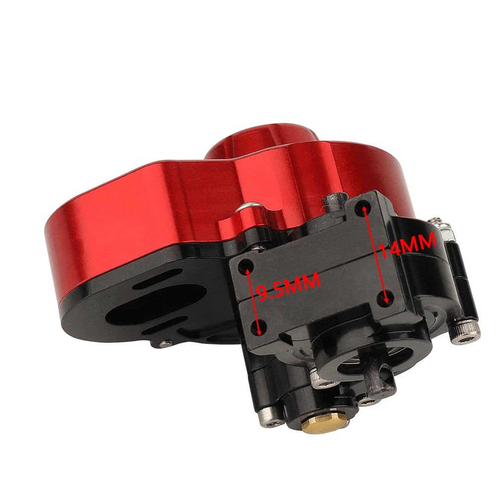 ZXYRC All Metal Gearbox Transmission For 1/10 RC Crawler Axial SCX10 - CNC Aluminum, 313mm Wheelbase - View #5