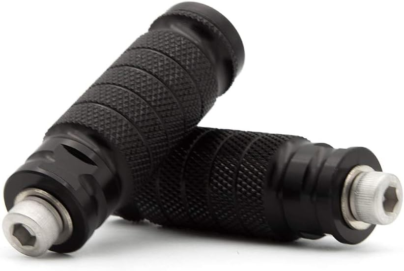 Motorcycle Foot Pegs Pedal Footrest (8mm) Bolt Black Universal for Rearsets Short
