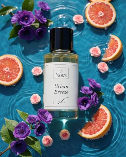 Image of Urban Breeze Perfume by 3Notes | Eau De Parfum for Women | Long Lasting Feminine Citrus Floral Woody Fragrance with Mandarin, Peach Blossom & Musk | Luxury Gift Perfume 50ML
