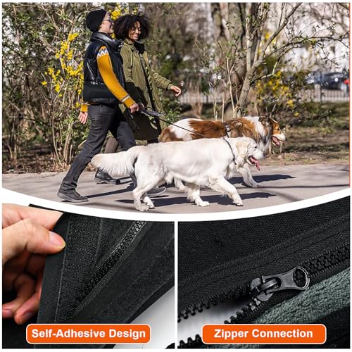 YBCCBY Hundedecke Faltbare Haustier Decke Camping Doppelseitige Hundematte Wasserdicht Hund Katze Mat rutschfest Hundepolster Hundebett mit Tragetasche Reisedecke für Haustier (100 * 70cm)
