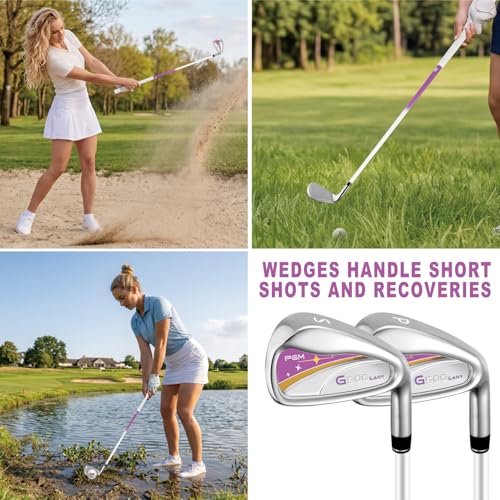 PGM 17 Pcs Women Golf Club Full Set for Right Handed with Headcover and Bag - image 9
