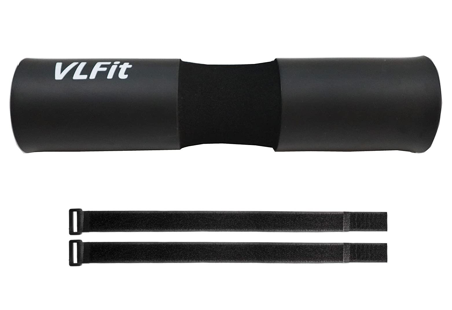 VLFit bilanciere squat Pad con 2 cinghie - cuscinetto protettivo per collo e spalle - ideale per squat, affondi, spinte fianchi, sollevamento pesi e altro ancora - Adatto per barre olimpiche da 50 mm