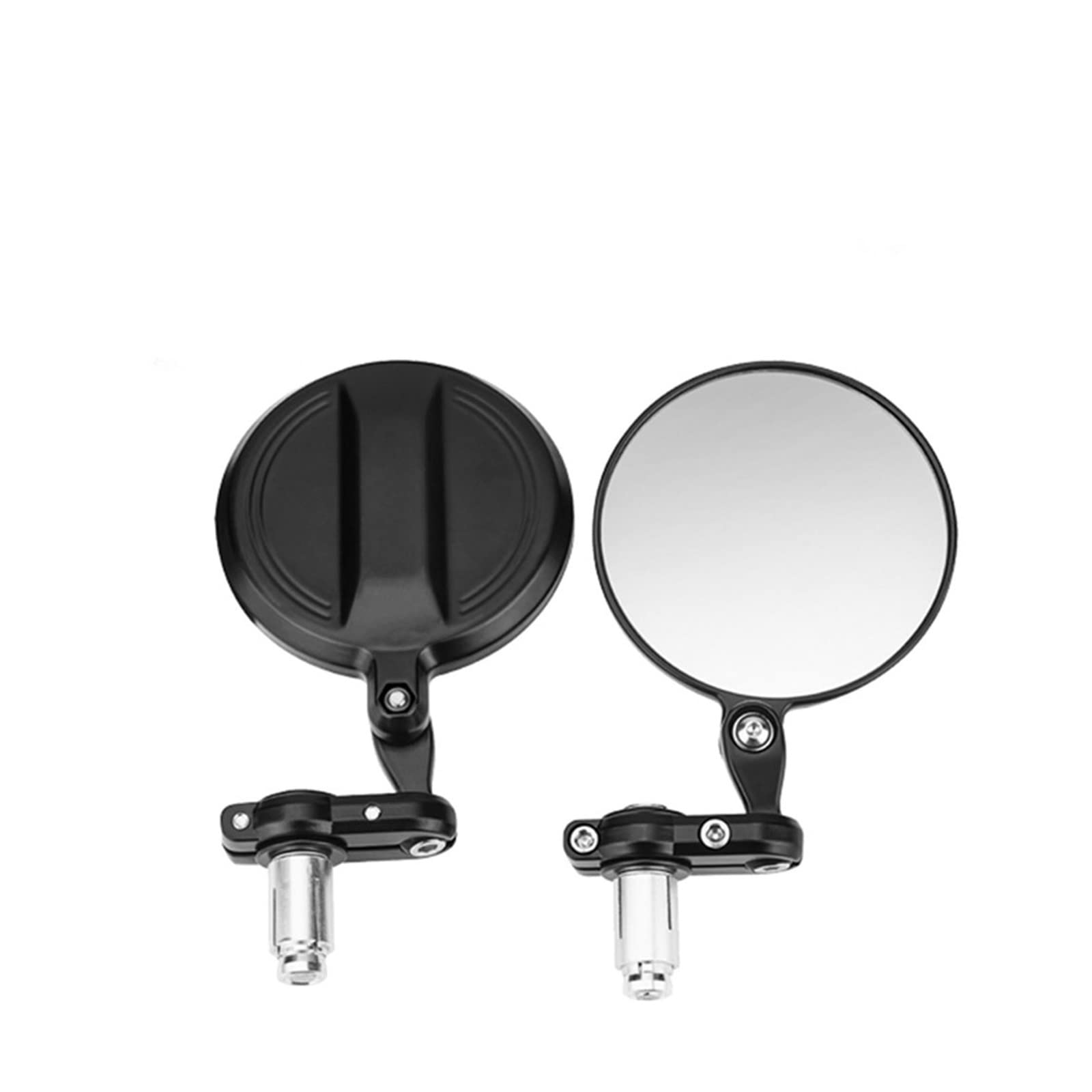 Motorrad Spiegel Für Für For MT07 Für For MT09 Für R1 Für R3 Für CB125R Für CBF125 Für Z900 Für Z750 Roller Fahrrad Spiegel Rückspiegel (Farbe : Bundle 2)