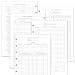 BetterNote Home Finance Kit for Junior Size Disc-Bound Planners, Fits 8-Disc Circa Jr. Notebook, Arc Junior, TUL, Half Letter 5.5"x8.5" (Notebook Not Included)