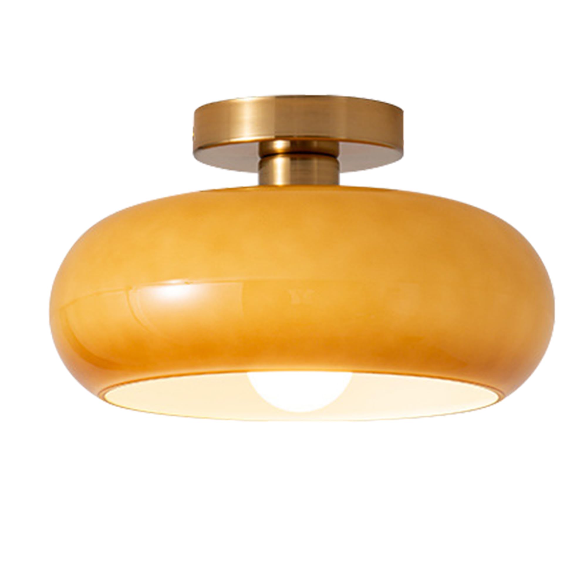 SEMI ペンダントライト　ゴールド DoungRos Semi Flush Mount Ceiling Light Fixture Gold Mid Century
