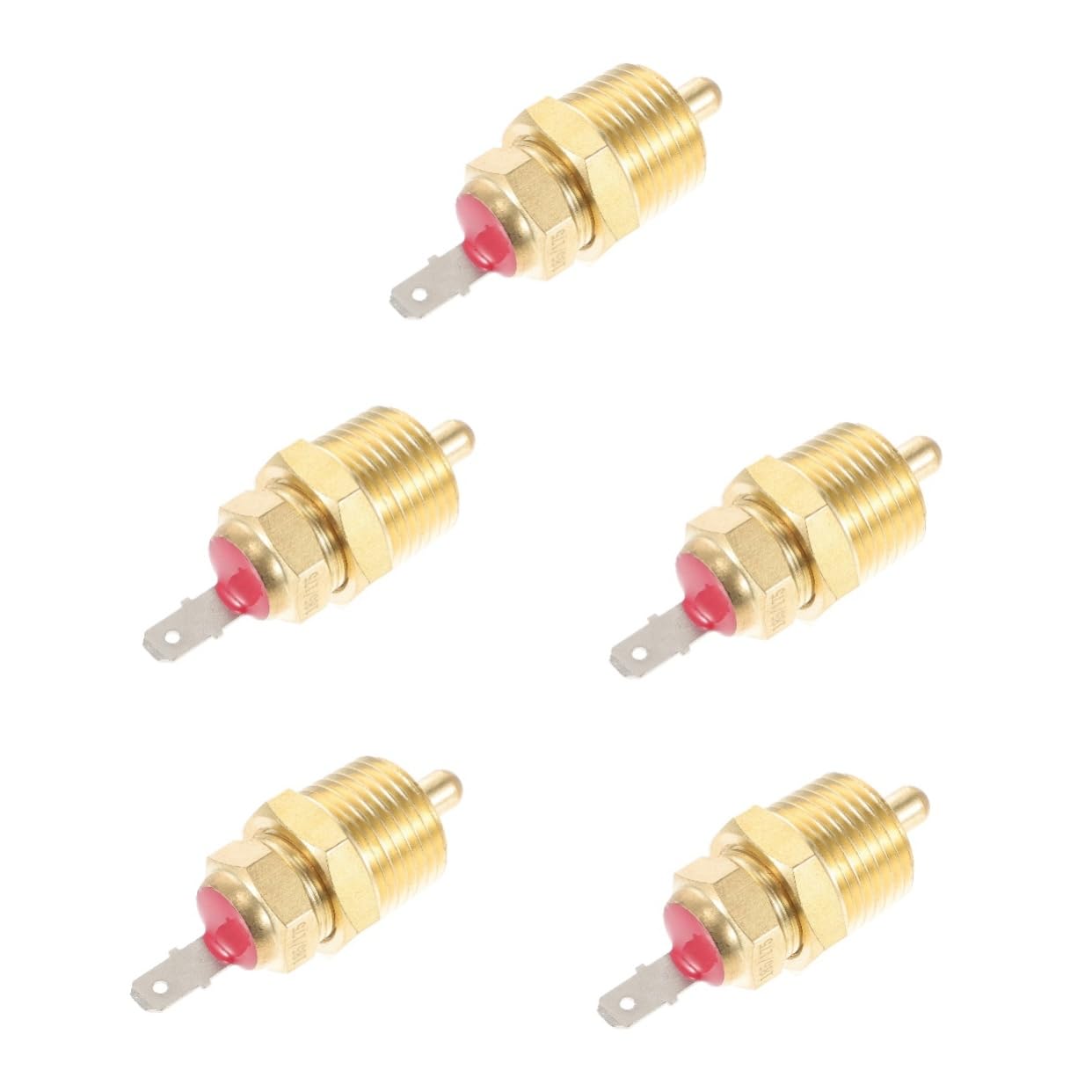 ULTECHNOVO 5piezas Sensor De Control De Para Ventilador De Radiador De Automóvil Compatible Ventiladores De Reemplazo De Resistencia Del Motor De Soplador Alta Durabilidad y Práctica