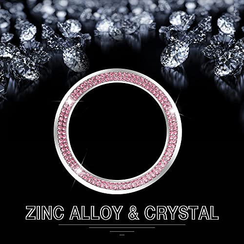 1797 Steering Wheel Emblem Cover For Bmw Accessories 3 5 7 Series X5 X3 X1 X6 X4 M2 M3 M4 I3 I8 Z4 Z8 Bling Car Logo Sticker Decals For Women Crystal Pink Pack Of 3 #TOP3