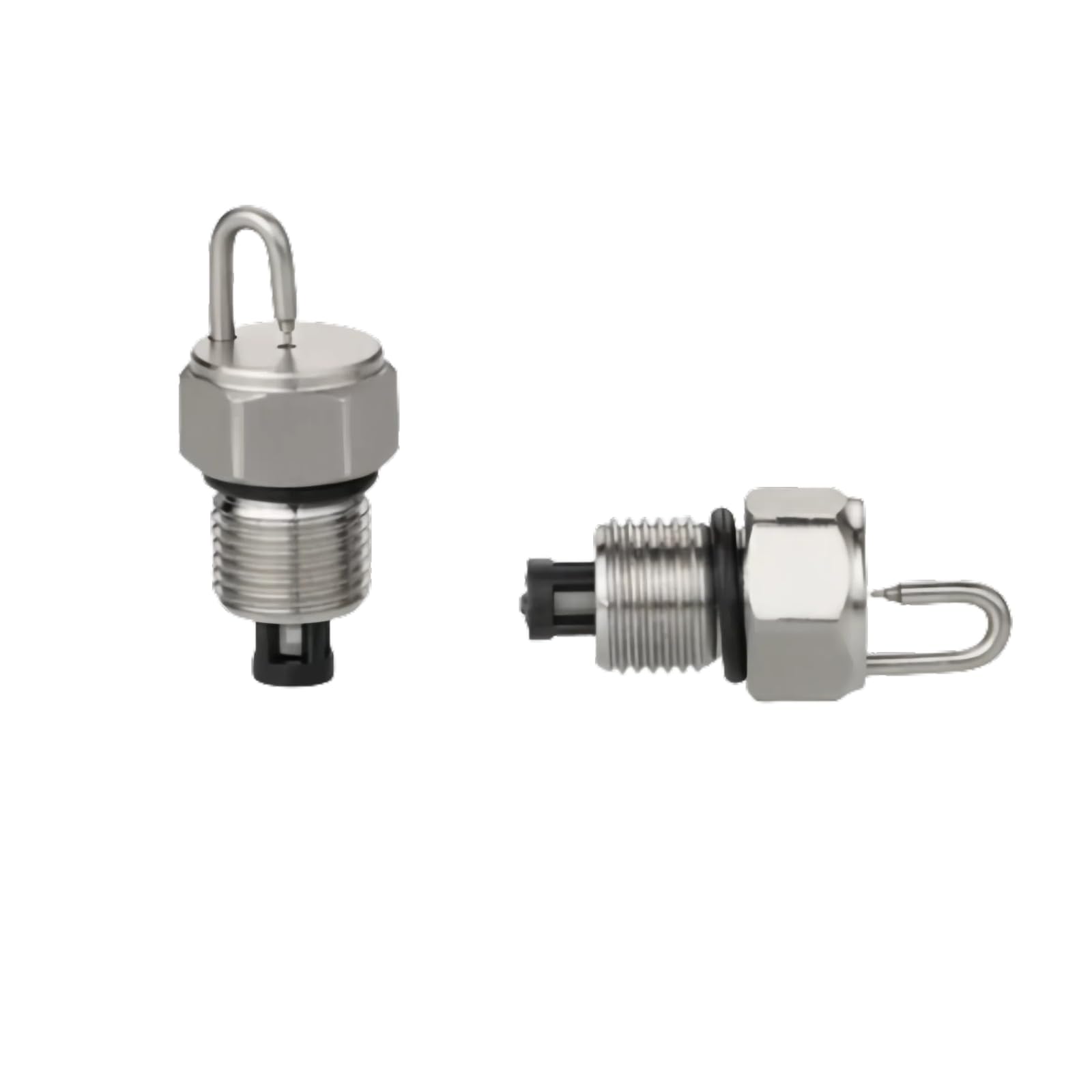 Paquete de 50 boquillas de pulverización de acero inoxidable de 1/8" NPT con filtro lavable - Cabezales de repuesto para pulverizadores atomizadores de alta presión y refrigeración exterior (orifici