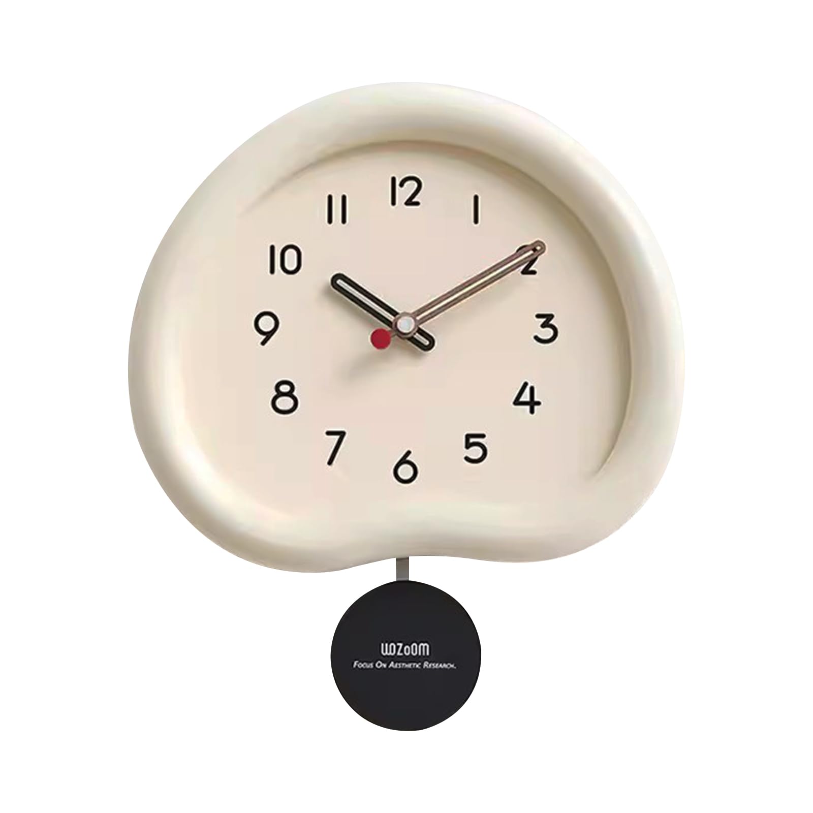 Horloge murale moderne pour stopper le tic-tac nocturne et décorer avec soin