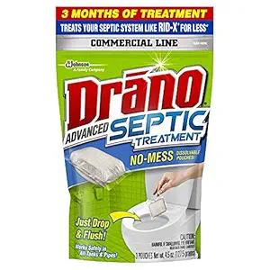 Drano Advanced Septic Treatment, 3 Count