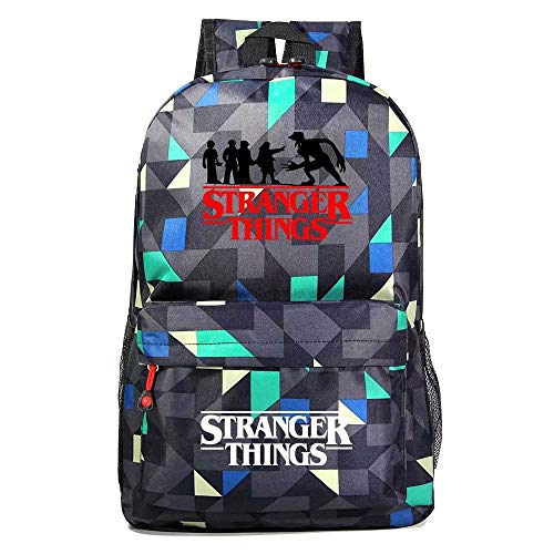 Zhuchao Mochila Stranger Things para Computadora Portátil para Estudiantes Oxford Impresa