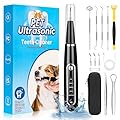 Ciphuoly Dog Toothbrush and Ultrasonic Tooth Cleaner, Dental Kit for Dogs with LED Light, Professional Dog Teeth Cleaning Products, Dental Scaler and Descaler for Dogs and Cats
