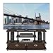 Furinno JAYA Large Stand for up to 50-Inch TV, Columbia Walnut/Black/Dark Brown