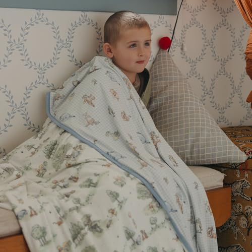 Image of Copper Pearl Jumbo 3-Layer Baby Blanket: Soft Baby Quilts for Boys and Girls | Breathable, Cozy, Toddler Blanket | Baby Quilt for Newborns | 60x72 Premium Material | Hundred Acre Wood