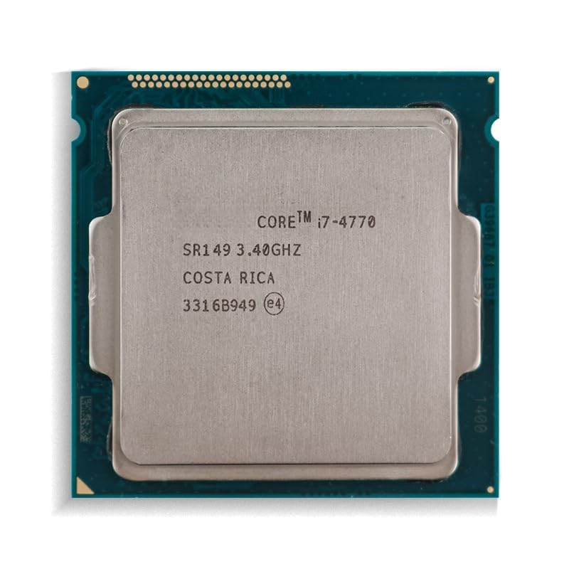 Image of Core i7 4th Generation 4770 3.4 GHz Upto 3.9 GHz LGA 1150 Socket 4 Cores 8 Threads 8 MB Smart Cache Desktop Processor (Comes with Thermal Paste).