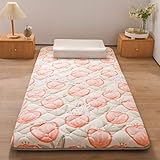 Colchón Plegable Mejorado, colchón de futón de Piso japonés, colchón...