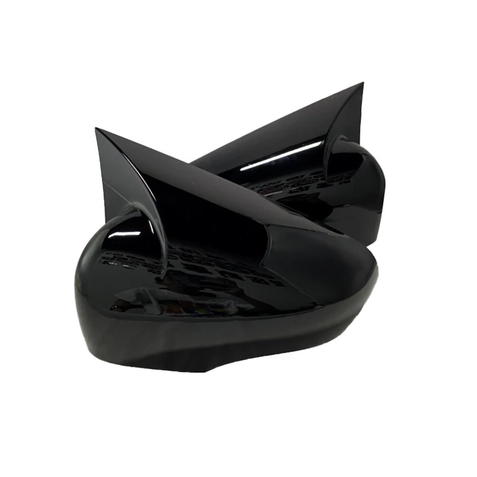 espejo retrovisor Para Renault Para Clio 4 Para MK4 Zoe Para Captur 2012-2019 Par de cubiertas espejo retrovisor lateral Cubierta(Glossy Black)