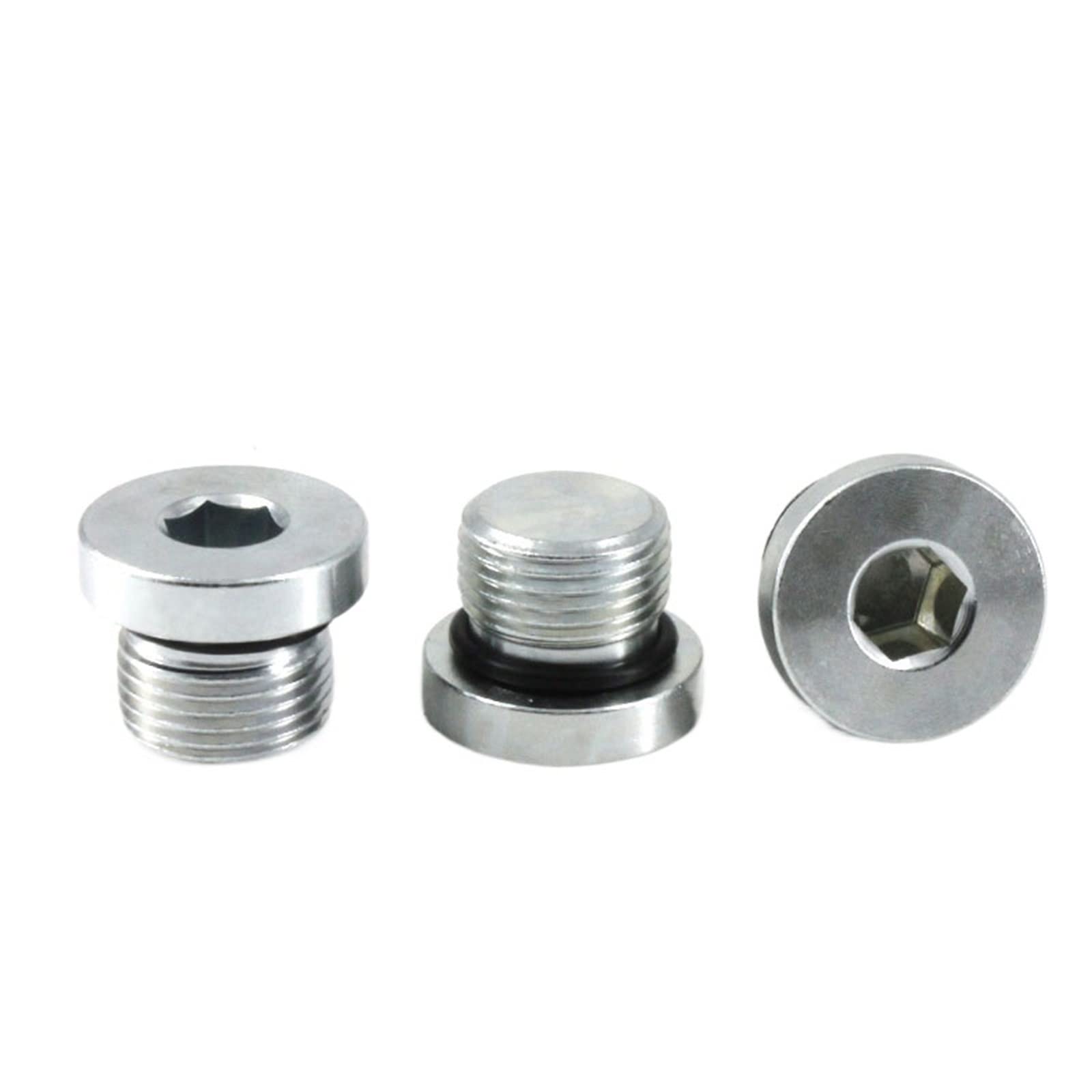 Tapa ciega de latón, Tapa Hexagonal de latón, Tapón de Extremo de Cabeza Hueca Hexagonal con Rosca Macho for conexión de tuberías(1 7l8 12)