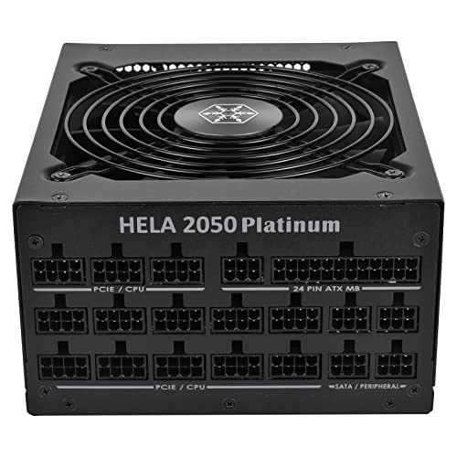 Image of Silverstone Technology HELA 2050 Platinum Cybenetics Platinum Certified 2050W ATX Power Supply, SST-HA2050-PT (SST-AX2050MCPT-A)