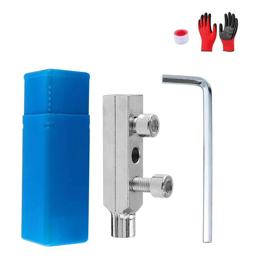 Littimoon Faucet Removal Tool Extractor Set Function Handle Broken Removal Tool Bolt Extractor Kit A