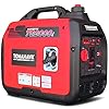 Tomahawk 2000 Watt Inverter Generator Super Quiet Portable Power for Residential Home Use 120V and USB Outlet Panel