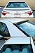 JDM Sport Style Rear Roof Window Spoiler Visor Wing Compatible with for 2014-2019 Toyota Corolla Sedan