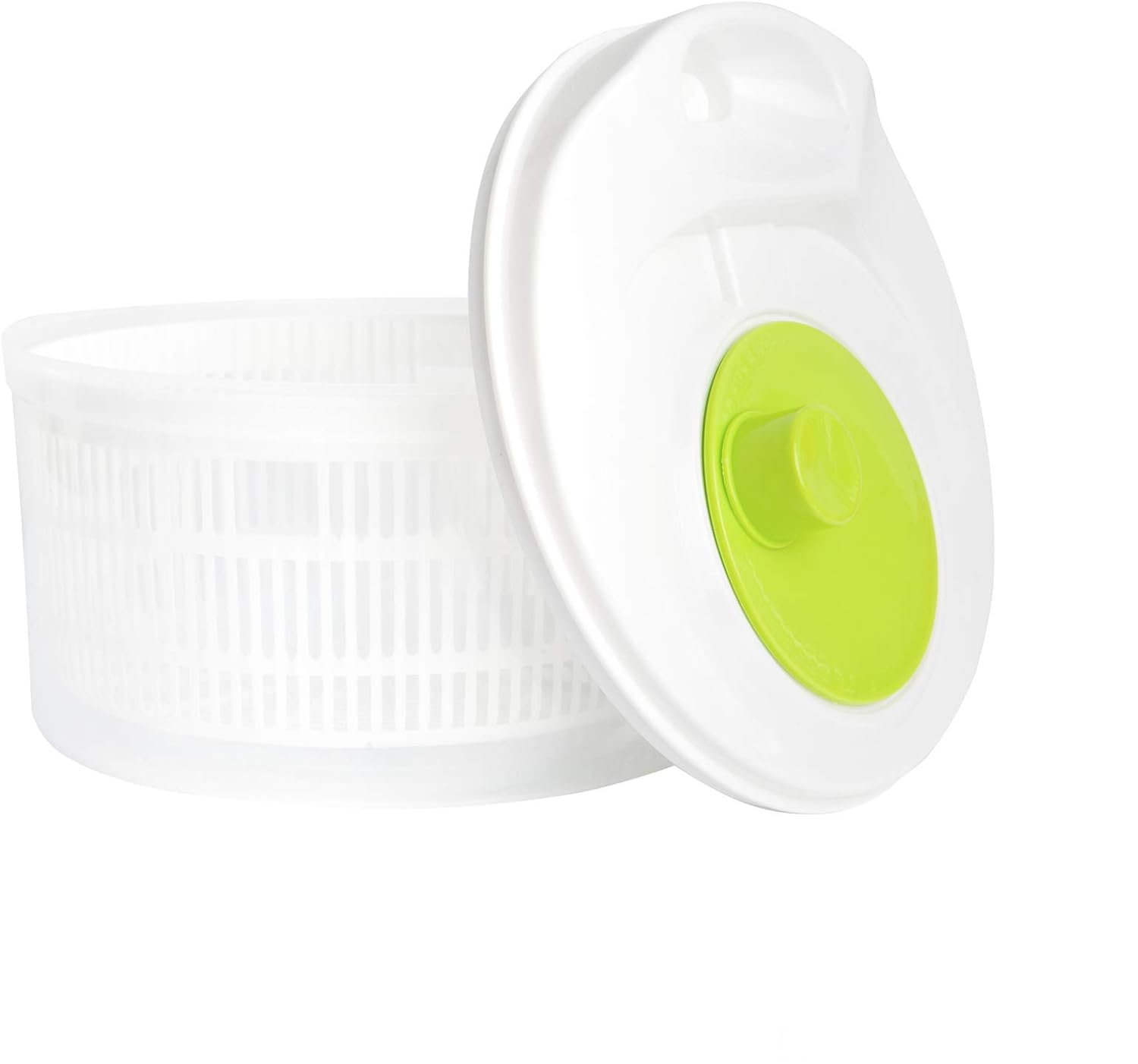 Nnovat Plastic Large Salad Spinner Leaf Dryer Lettuce Veg Drainer Dressing Herb Water