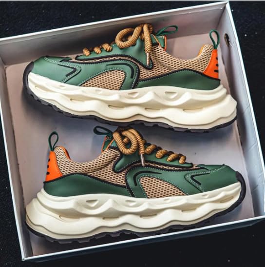 Image of JAMARION Stylish Casual Shoes Sneakers for Men | Synthetic Leather Lace-Up Shoes