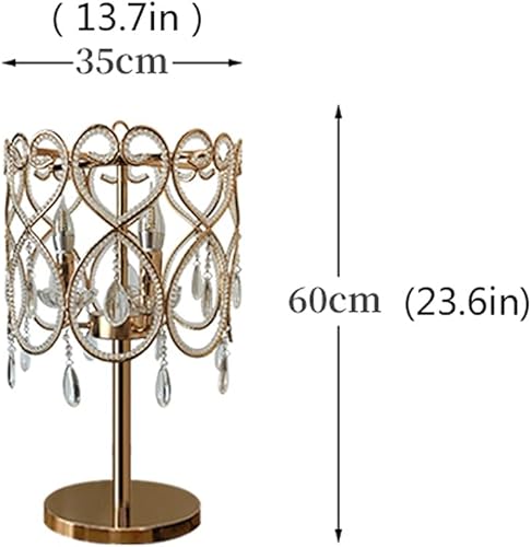Miniatura 2 de Lámpara de mesita de noche moderna de lujo, lámpara de mesita de noche de cristal en forma de corazón, lámpara de mesita de noche para sala de