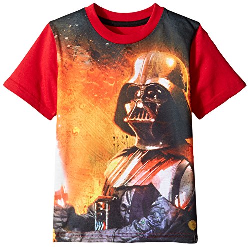Star Wars Boys' Darth Vader and Storm Trooper Sublimation T-Shirt