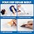 4 Pack Drywall Repair Kit, Wall Spackle Repair, Wall Mending Agent, Drywall Hole Fill Quick and Easy Solution, Wall Patch Repair Kit with Scraper and Sandpaper(4 x 100g)
